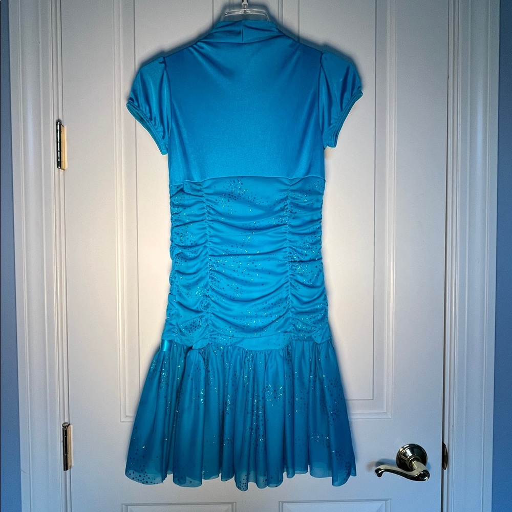 Amy Byer Vibrant Turquiose Dress - Picture 3 of 11
